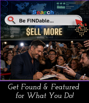 Be FINDable, sell more, and get found and featured for what you do